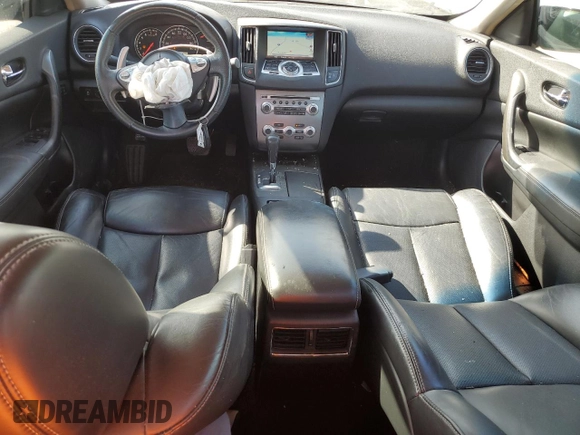 2014 Nissan Maxima SV with VIN 1N4AA5AP6EC496816, listed as a Copart auction lot 46168415 with 157,843 mi miles and Salvage title. Bid and sale history available at DreamBid. Image 8.