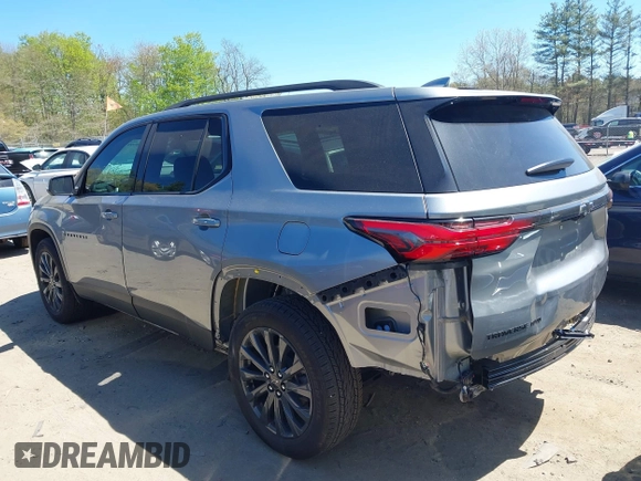 2023 Chevrolet Traverse RS with VIN 1GNEVJKWXPJ245883, listed as a IAAI auction lot 42103099 with 21,832 mi miles and . Bid and sale history available at DreamBid. Image 3.