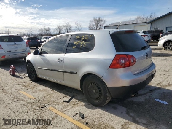 2009 Volkswagen Rabbit S с VIN WVWBA71K29W033350, выставлен на аукционе Copart как лот 84136794 с пробегом 157 632 миль миль и Списание • Salvage title. История ставок и продаж доступна на DreamBid. Изображение 2.