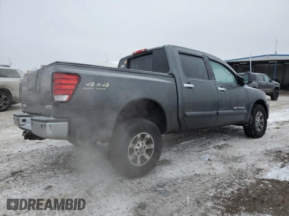 2007 Nissan Titan LE with VIN 1N6AA07B97N234446, listed as a Copart auction lot 45693705 with 119,409 mi miles and Salvage title. Bid and sale history available at DreamBid. Image 3.