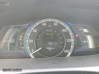 2017 Honda Accord Hybrid EX-L with VIN JHMCR6F57HC001485, listed as a Copart auction lot 52585175 with 134,586 mi miles and Salvage Title. Bid and sale history available at carsss.com. Image 9.