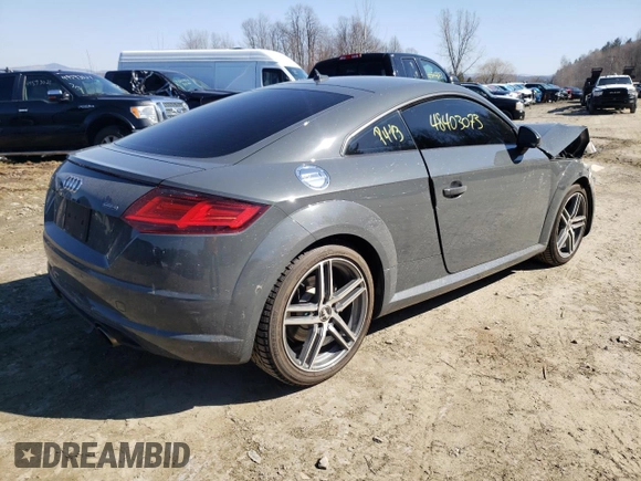 2017 Audi TT with VIN TRUC5AFV7H1004632, listed as a Copart auction lot 48403073 with 13,348 mi miles and . Bid and sale history available at DreamBid. Image 3.