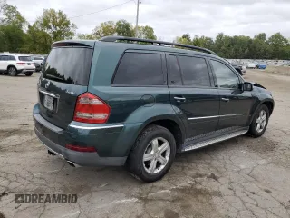 2008 Mercedes-Benz GL-Class 4.6L with VIN 4JGBF71E98A365160, listed as a Copart auction lot 72470384 with 167,332 mi miles and Salvage Title. Bid and sale history available at carsss.com. Image 3.