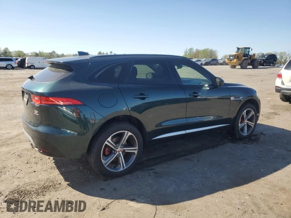 2017 Jaguar F-Pace S with VIN SADCM2BV4HA082587, listed as a Copart auction lot 53728865 with 140,318 mi miles and Salvage Title. Bid and sale history available at DreamBid. Image 3.