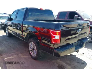 2018 Ford F-150 XL with VIN 1FTEW1EP1JKD98907, listed as a IAAI auction lot 42073506 with 72,184 mi miles. Bid and sale history available at carsss.com. Image 3.