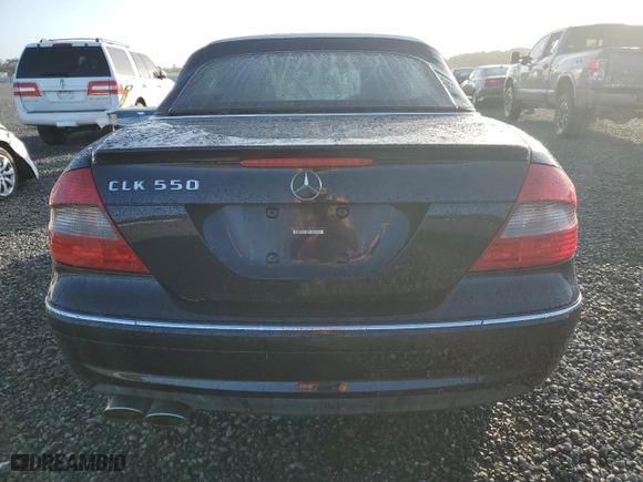 2008 Mercedes-Benz CLK-Class 5.5L with VIN WDBTK72FX8T095838, listed as a Copart auction lot 78618154 with 0 mi miles and Salvage Title. Bid and sale history available at carsss.com. Image 6.