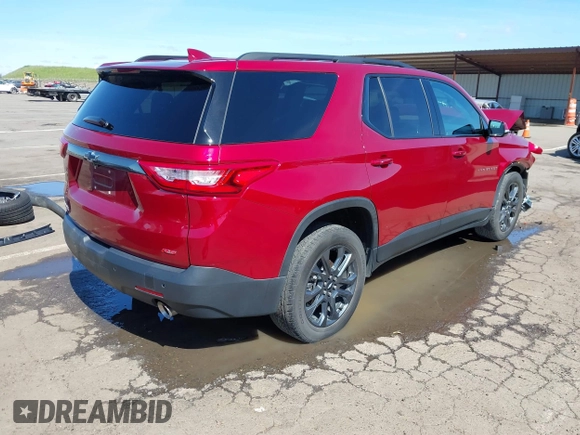 2019 Chevrolet Traverse RS z VIN 1GNERJKW7KJ297338, wystawiony jako IAAI lot #41813089 z przebiegiem 46 311 mil mil oraz . Historia ofert i sprzedaży dostępna na DreamBid. Obrazek 4.