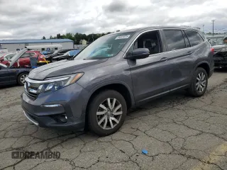 2019 Honda Pilot EX z VIN 5FNYF6H32KB070218, wystawiony jako Copart lot #58324325 z przebiegiem 104 361 mil mil oraz Szkoda całkowita • Salvage title. Historia ofert i sprzedaży dostępna na DreamBid. Obrazek 1.