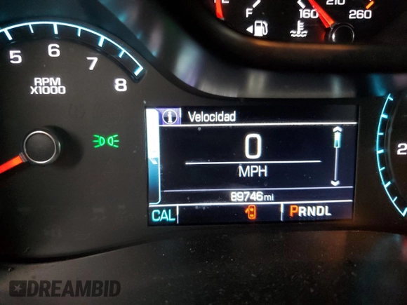 2017 GMC Canyon 4WD Denali with VIN 1GTG6EEN7H1284618, listed as a Copart auction lot 79315703 with 89,746 mi miles and Salvage Title. Bid and sale history available at carsss.com. Image 9.