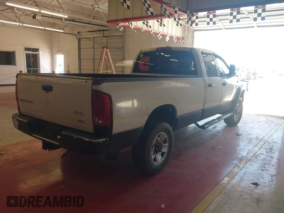 2007 Dodge Ram 2500 SLT with VIN 3D7KS28C57G748610, listed as a IAAI auction lot 41703423 with 1 mi miles. Bid and sale history available at carsss.com. Image 4.