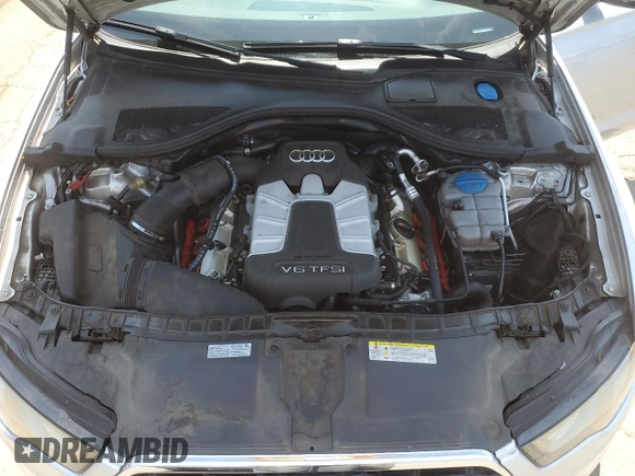2012 Audi A6 Premium Plus with VIN WAUGGAFC8CN122689, listed as a Copart auction lot 61095835 with 102,668 mi miles and Clean title. Bid and sale history available at DreamBid. Image 11.
