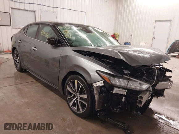 2020 Nissan Maxima SL with VIN 1N4AA6DV2LC377576, listed as a IAAI auction lot 41292362 with 79,921 mi miles and . Bid and sale history available at DreamBid. Image 1.