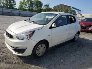 2020 Mitsubishi Mirage ES z VIN ML32A3HJ0LH003591, wystawiony jako Copart lot #55017695 z przebiegiem 84 375 mil mil oraz Szkoda całkowita • Salvage title. Historia ofert i sprzedaży dostępna na DreamBid. Obrazek 1.