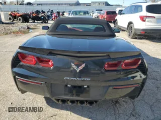 2015 Chevrolet Corvette Z51 3LT with VIN 1G1YM3D72F5104008, listed as a Copart auction lot 82122084 with 81,311 mi miles and Salvage Title. Bid and sale history available at carsss.com. Image 6.