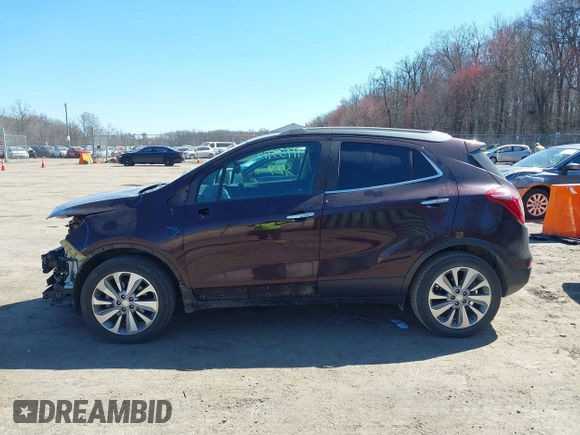 2018 Buick Encore Preferred with VIN KL4CJASB9JB682147, listed as a IAAI auction lot 41903115 with 57,897 mi miles and . Bid and sale history available at carsss.com. Image 14.