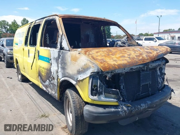 2001 GMC Savana z VIN 1GTHG39R011142555, wystawiony jako IAAI lot #40275527 z przebiegiem Nie podano mil oraz . Historia ofert i sprzedaży dostępna na DreamBid. Obrazek 1.