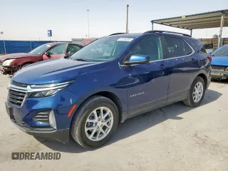 2022 Chevrolet Equinox LT с VIN 3GNAXKEV8NL290652, выставлен на аукционе Copart как лот 60596385 с пробегом 24 063 миль миль и Чистый • Clean title. История ставок и продаж доступна на DreamBid. Изображение 1.