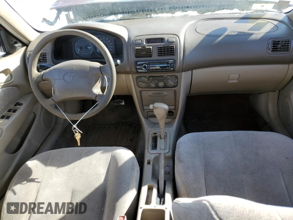 1998 Toyota Corolla VE with VIN 2T1BR12E0WC070111, listed as a Copart auction lot 44749005 with Not provided miles and Salvage title. Bid and sale history available at DreamBid. Image 8.