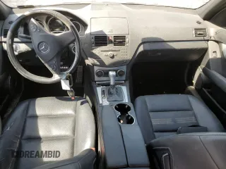 2009 Mercedes-Benz C-Class 3.0L Sport with VIN WDDGF81X59R085083, listed as a Copart auction lot 50717765 with 191,689 mi miles and Salvage Title. Bid and sale history available at carsss.com. Image 8.
