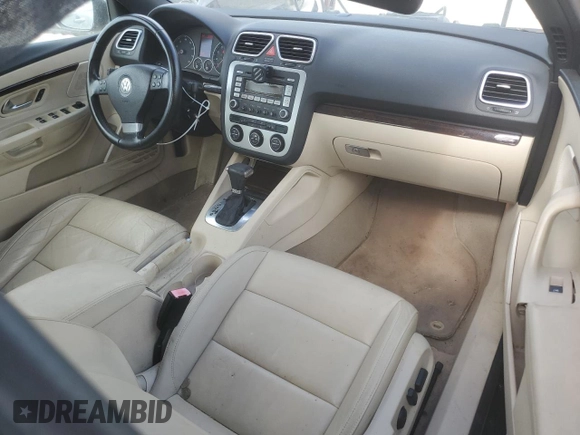 2007 Volkswagen Eos 2.0T with VIN WVWFA71F77V041256, listed as a Copart auction lot 83657394 with 42,030 mi miles and Clean Title. Bid and sale history available at DreamBid. Image 8.
