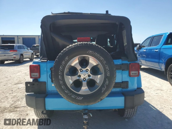 2018 Jeep Wrangler JK Unlimited Sahara with VIN 1C4BJWEG0JL899909, listed as a Copart auction lot 73563804 with 95,244 mi miles and Salvage Title. Bid and sale history available at carsss.com. Image 6.