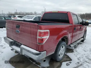2010 Ford F-150 XL with VIN 1FTEW1C85AFD23115, listed as a Copart auction lot 45932545 with 193,965 mi miles and Salvage Title. Bid and sale history available at carsss.com. Image 3.