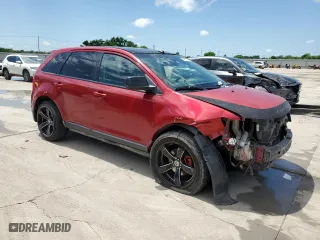 2012 Ford Edge SEL with VIN 2FMDK3JCXCBA72036, listed as a Copart auction lot 54167315 with 176,891 mi miles and Salvage Title. Bid and sale history available at carsss.com. Image 4.