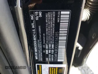 2016 Mercedes-Benz C 300 with VIN 55SWF4JB3GU116285, listed as a Copart auction lot 50949885 with 208,541 mi miles and Salvage Title. Bid and sale history available at carsss.com. Image 13.