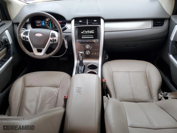 2014 Ford Edge SEL with VIN 2FMDK3JCXEBA06962, listed as a Copart auction lot 53639625 with 106,075 mi miles and Salvage Title. Bid and sale history available at carsss.com. Image 8.