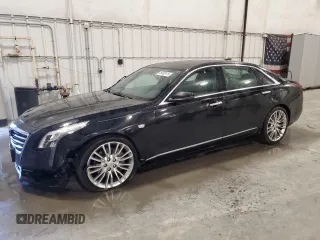 2018 Cadillac CT6 Premium Luxury AWD with VIN 1G6KG5RS7JU159259, listed as a Copart auction lot 48693115 with 67,576 mi miles and Salvage title. Bid and sale history available at DreamBid. Image 1.