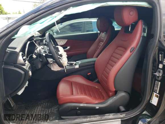 2021 Mercedes-Benz C 43 AMG with VIN W1KWJ6EB5MG099731, listed as a Copart auction lot 56369644 with 38,062 mi miles and Salvage title. Bid and sale history available at DreamBid. Image 7.