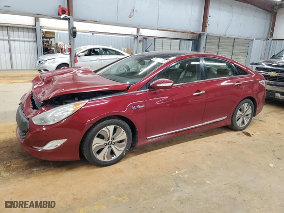 2013 Hyundai Sonata Hybrid with VIN KMHEC4A48DA080701, listed as a Copart auction lot 88773465 with 123,501 mi miles and Salvage Title. Bid and sale history available at carsss.com. Image 1.