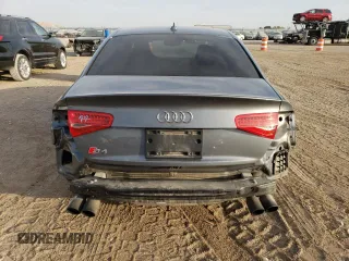 2013 Audi S4 Premium Plus with VIN WAUBGAFL0DA055122, listed as a Copart auction lot 76741884 with 52,248 mi miles and Salvage Title. Bid and sale history available at carsss.com. Image 6.