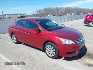 2015 Nissan Sentra S with VIN 3N1AB7AP1FY341007, listed as a IAAI auction lot 41875789 with 70,161 mi miles. Bid and sale history available at carsss.com. Image 1.