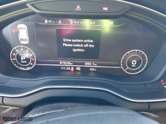 2018 Audi Q5 Premium Plus with VIN WA1BNAFY7J2219681, listed as a IAAI auction lot 41341437 with 67,628 mi miles. Bid and sale history available at carsss.com. Image 7.
