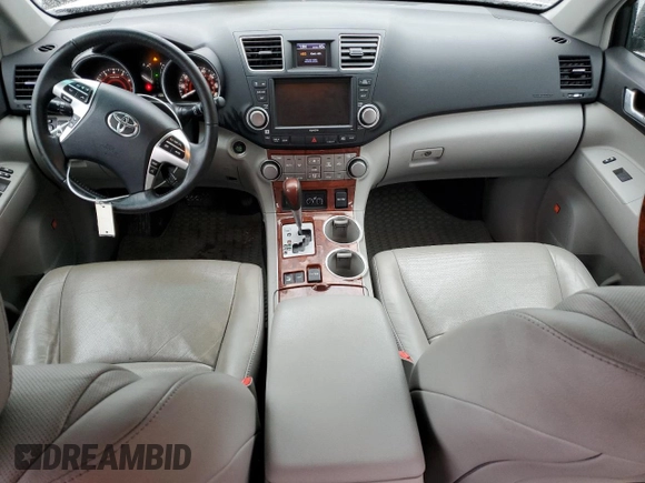 2012 Toyota Highlander Limited with VIN 5TDDK3EH1CS162748, listed as a Copart auction lot 86255354 with 158,088 mi miles and Salvage Title. Bid and sale history available at carsss.com. Image 8.