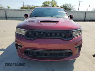 2021 Dodge Durango R/T with VIN 1C4SDHCT5MC626875, listed as a Copart auction lot 75697474 with 46,264 mi miles and Salvage Title. Bid and sale history available at DreamBid. Image 5.