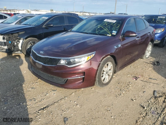 2016 Kia Optima LX with VIN 5XXGT4L39GG109746, listed as a Copart auction lot 84721554 with 99,838 mi miles and Salvage Title. Bid and sale history available at carsss.com. Image 1.