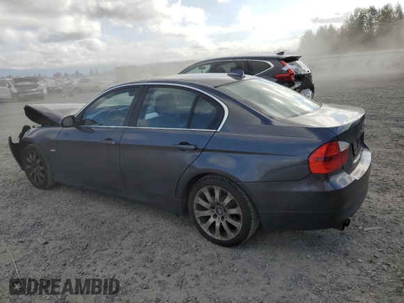 2006 BMW 3 Series 330i with VIN WBAVB33516PS10032, listed as a Copart auction lot 61650944 with 106,804 mi miles and Salvage Title. Bid and sale history available at carsss.com. Image 2.