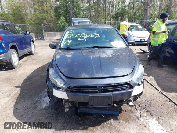 2013 Dodge Dart SXT with VIN 1C3CDFBA0DD324210, listed as a IAAI auction lot 42008663 with 161,028 mi miles. Bid and sale history available at carsss.com. Image 13.
