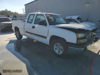 2003 Chevrolet Silverado 1500 LS with VIN 2GCEC19X831177116, listed as a Copart auction lot 86799024 with 0 mi miles and Salvage Title. Bid and sale history available at carsss.com. Image 4.
