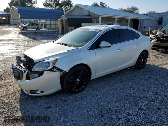 2012 Buick Verano Leather Group with VIN 1G4PS5SK4C4230427, listed as a Copart auction lot 52072645 with 114,664 mi miles and Salvage Title. Bid and sale history available at carsss.com. Image 1.