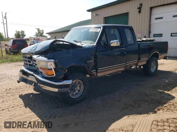 1995 Ford F-150 with VIN 1FTEX14N2SKB84846, listed as a Copart auction lot 43812414 with 0 mi miles and Non Repairable. Bid and sale history available at carsss.com. Image 1.