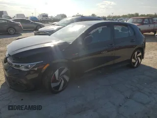 2022 Volkswagen Golf GTI SE with VIN WVWN87CD7NW199767, listed as a Copart auction lot 70205224 with 51,550 mi miles and Salvage Title. Bid and sale history available at carsss.com. Image 1.