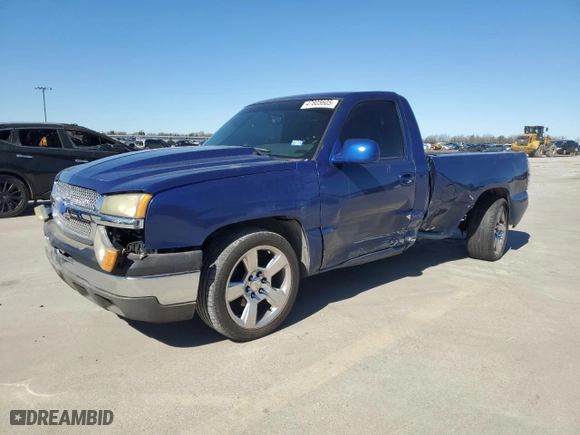 2005 Chevrolet Silverado 1500 Work Truck with VIN 1GCEC14X35Z121828, listed as a Copart auction lot 47805605 with 266,072 mi miles and Salvage Title. Bid and sale history available at carsss.com. Image 1.