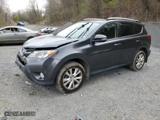 2015 Toyota RAV4 Limited with VIN JTMDFREV8FD122518, listed as a Copart auction lot 53871675 with 110,800 mi miles and Salvage Title. Bid and sale history available at carsss.com. Image 1.