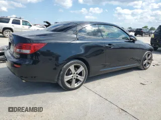 2013 Lexus IS 250 C with VIN JTHFF2C25D2527638, listed as a Copart auction lot 55654335 with 98,127 mi miles and Salvage title. Bid and sale history available at DreamBid. Image 3.