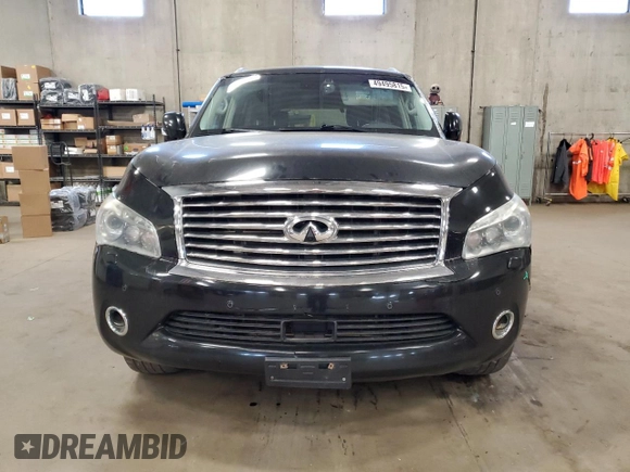 2014 Infiniti QX80 with VIN JN8AZ2NE9E9063812, listed as a Copart auction lot 49495815 with 170,290 mi miles and Salvage Title. Bid and sale history available at carsss.com. Image 5.