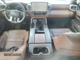 2022 Toyota Tundra 1794 Edition with VIN 5TFMA5AB0NX005774, listed as a Copart auction lot 85735374 with 75,415 mi miles and Salvage title. Bid and sale history available at DreamBid. Image 8.