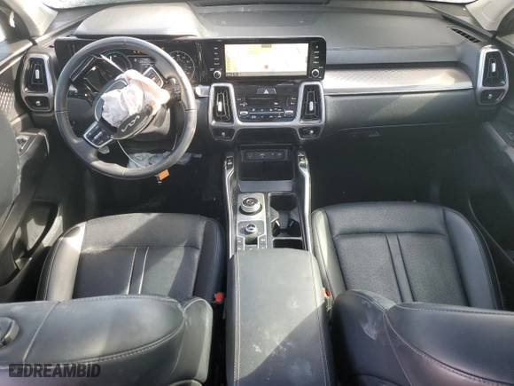 2022 Kia Sorento Hybrid EX with VIN KNDRHDLG3N5117372, listed as a Copart auction lot 45593285 with 39,438 mi miles and Salvage Title. Bid and sale history available at carsss.com. Image 8.